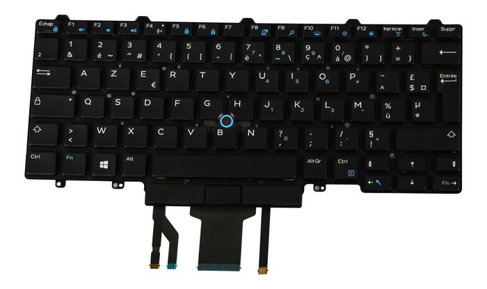 Dell Keyboard (French), Black - W125078158