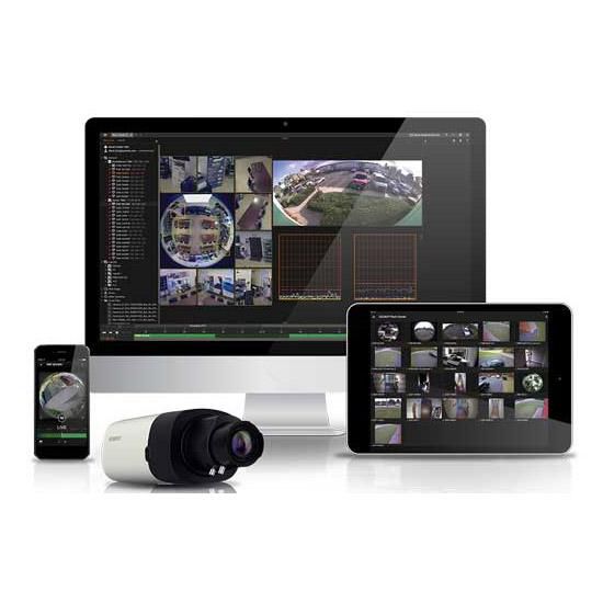 Hanwha WAVE Professional License. Enables twenty-four (24) IP stream recording, includes life-time SW upgrade - W125976186