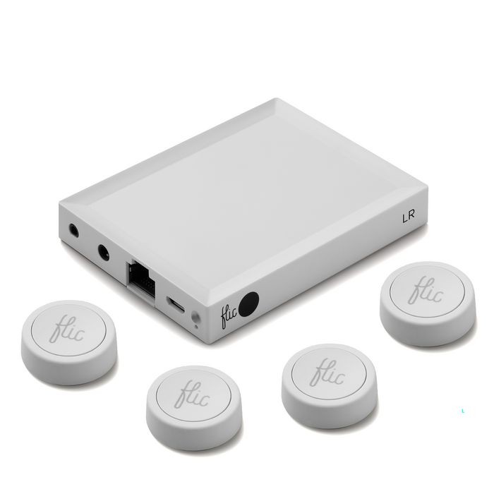 Flic Starter Kit with Hub LR + 4 x Flic 2 Buttons - W125746760
