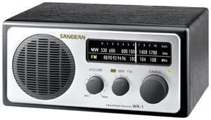 Sangean WR-1 FM/AM Wood-Cabinet Radio - W125457214