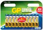 GP Batteries Ultra Plus Alkaline AA batteri, 15AUP/LR6, 10-pack