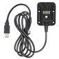 Brodit Sliding Power Block With USB-cable, black