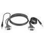 Extron Male to Male 15-pin HD Micro HR with Audio Cables, Black, 9' (2.7 m), 3.5 mm