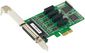 Moxa 4 ports RS422/485, PCIe, Low P