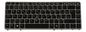 HP Backlit keyboard with pointing stick - Dual-point, spill-resistant design with drain and DuraKeys - Includes keyboard and pointing stick cables (Czech Republic and Slovakia)