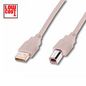 Digitus USB connection cable, type A - B M/M, 1.8m, USB 2.0 suitable, be