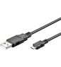Digitus USB 2.0 connection cable, type A - micro B M/M, 3.0m, USB 2.0 conform, bl