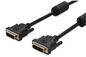 Digitus DVI connection cable, DVI(18 1), 2x ferrit M/M, 2.0m, DVI-D Single Link, bl