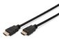 Digitus HDMI High Speed connection cable, type A M/M, 1.0m, Ultra HD 60p, gold, bl