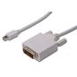 Digitus DisplayPort adapter cable, mini DP - DVI(24 1) M/M, 2.0m, DP 1.1a compatible, CE, wh