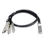 Planet 40G QSFP+ to 4 10G SFP+ Direct Attached Copper Cable (1M in length)
