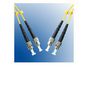 MicroConnect Optical Fibre Cable, ST-ST, Singlemode, Duplex, OS2 (Yellow), 1m