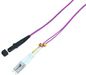 MicroConnect Optical Fibre Cable, LC-MTRJ, Multimode, Duplex, OM4 (Erica Violet), 15m