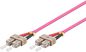 MicroConnect Optical Fibre Cable, SC-SC, Multimode, Duplex OM4 (Erica Violet), 7m