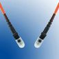 MicroConnect Optical Fibre Cable, MTRJ-MTRJ, Multimode, Duplex, OM1 (Orange), 2m