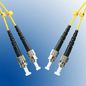 MicroConnect Optical Fibre Cable, ST-ST, Singlemode, Duplex, OS2 (Yellow), 12m