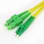 MicroConnect Optical Fibre Cable, LC-SC, Singlemode, Duplex, OS2 (Yellow) 5m