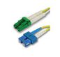 MicroConnect Optical Fibre Cable, SC-LC, Singlemode, Duplex, OS2 (Yellow) 15m