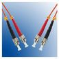 MicroConnect Optical Fibre Cable, ST-ST, Multimode, Duplex, OM1 (Orange), 20m