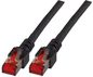 MicroConnect CAT6 S/FTP Network Cable 20m, Black with Snagless