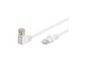MicroConnect CAT5e U/UTP Network Cable 1 x 90° angled 5m, White