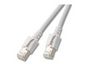 MicroConnect CAT6A VC45 Patch cable S/FTP, 3M, 10Gbit with Ethernet, Grey