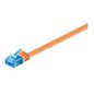 MicroConnect CAT6a U/UTP FLAT Network Cable 2m, Orange