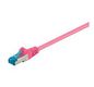MicroConnect CAT6a S/FTP Network Cable 15m, Pink