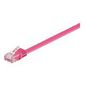 MicroConnect CAT6 U/UTP Network Cable 2m, Pink with Snagless