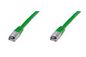 Digitus Patch Cable, FTP, CAT5E Length 0.5 M, AWG 26/7 Color green