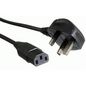 Adder 2 Metre Mains Power Cable IEC (IS-14N) to 5A UK Plug