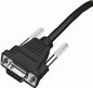 Honeywell Cable: RS232, black, DB9 female, 2.9m (9.5'), coi led, 5V external power