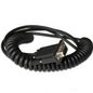 Honeywell CBL-020-300-C00-01 Cable - Industrial: RS232 (5V signals), black, DB9 Female, 3m (9.8´), coiled, 5V external power with option for host power on pin 9