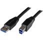 StarTech.com StarTech.com Câble USB 3.0 actif USB-A vers USB-B de 5 m - Cordon USB A vers B - USB 3.1 Gen 1 (5 Gb/s) - M/M - Noir