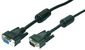 LogiLink VGA Cable ST/BU  black 2x