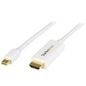 StarTech.com StarTech.com Mini DisplayPort to HDMI Converter Cable - 3 ft (1m) - mDP to HDMI Adapter with Built-in Cable - (M / M) Ultra HD 4K - White