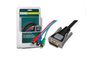 Digitus DVI-I connection cable, DVI(24+5) - 3xRCA, ferrite, 3.00m, CU, AWG28, shielded, Dual Link, M/M, UL, black/grey