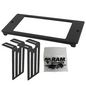 RAM Mounts Tough-Box 4" Custom Faceplate for 7" x 2.62" Devices, Black