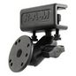 RAM Mounts RAM Glare Shield Clamp Double Ball Mount with Round Plate