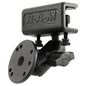 RAM Mounts RAM Glare Shield Clamp Double Ball Mount with Round Plate