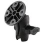 RAM Mounts RAM Composite Double Socket Arm with Round Plate
