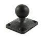 RAM Mounts RAM Composite Ball Adapter with AMPS Plate