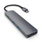 Satechi USB Type-A, 5 Gb/s, 4K HDMI Video Output, Aluminum, Space Grey