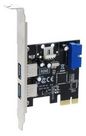 Sedna PCIE USB 3.0 4 Port Adapter (2x external + 2x internal ports 20-Pin)