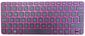 HP Keyboard (Swiss), Black/Pink