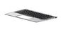 HP Keyboard/top cover (includes keyboard cable, top cover shielding, and magnets), for use with products equipped with a privacy panel