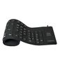 LogiLink Keyboard flexible, waterproof, USB + PS/2, black