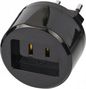 Brennenstuhl Travel Adapter USA => Euro with 2.5A fuse