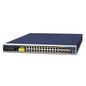 Planet Industrial L3 24-Port 10/100/1000T 802.3at PoE + 4-Port 10G SFP+ Managed Ethernet Switch (-40~75 degrees C )