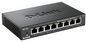 D-Link DES-108 - 8 Port Fast Ethernet Switch, Auto MDI/MDIX, Full/half-duplex, 1.6 Gbps, QoS, Black